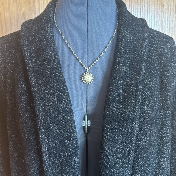 Lele Hand Knit Linen Blend Cardigan - Picture 2 of 9